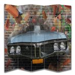 Araba Tasarımlı Özel Tasarım Paravan Room Divider 180 x 200 cm