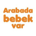 Arabada Bebek Var Sticker 17X17 Cm Turuncu