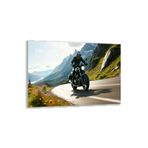 Arabalar Cam Tablo - Motosikletler - Yatay Motif 04-026, 65 x 45