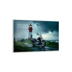 Arabalar Cam Tablo - Motosikletler - Yatay Motif 04-027, 140 x 90