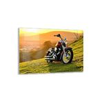 Arabalar Cam Tablo - Motosikletler - Yatay Motif 04-058, 65 x 45
