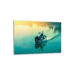 Arabalar Cam Tablo - Motosikletler - Yatay Motif 04-070, 100 x 70
