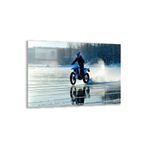 Arabalar Cam Tablo - Motosikletler - Yatay Motif 04-084, 45 x 30