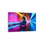 Arabalar Cam Tablo - Motosikletler - Yatay Motif 04-087, 100 x 70