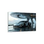 Arabalar Cam Tablo - Spor Arabalar - Yatay Motif 03-062, 65 x 45