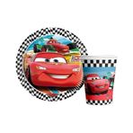 Arabalar Cars Şimşek Mcqueen Temalı Karton Tabak Ve Bardak Seti 8+8 Adet Tüm Yaşlar