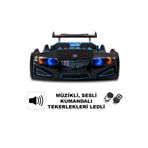 Arabalı Yatak Bmw - Full - Arabalı Yatak Araba Karyola - M9 Serisi - Tekerleri Ledli & Kumandalı