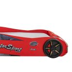 Arabalı Yatak, V-Sport Arabalı Yatak - Beyaz Kırmızı