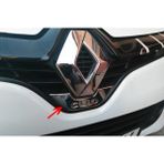 Arabamsekil Renault Clio 4 Krom Amblem Çerçevesi 2012 2015 Paslanmaz Çelik