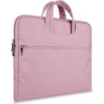 Arabulalaca Apple MACBOOK Air 13.6 İNÇ A2681 M2 - A3113 M3 A3240 M4 İşlemcili Kılıf Koruma Taşıma Çantası Ölçüler:24-33 cm - Pembe