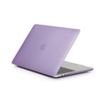 Arabulalaca Apple Uyumlu MacBook Air 15 İnç 2023 A2941 Kılıf M2 Mat Doku Mor