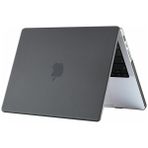 Arabulalaca Macbook Air 13 2020 A2179 Koruma Karbon Desenli Kılıfı Hardcase Kapak - Siyah