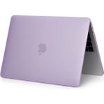 Arabulalaca Macbook Air 13.3 İNÇ (2010-2018 ARASI YILLAR İÇİN) Model No A1466 A1369 Mat doku Kapak Kılıf - Mor
