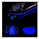 Araç Araba İçi Torpido Ledi Renkli İp Neon Led 2 Metre Mavi