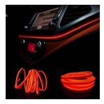 Araç Araba İçi Torpido Ledi Renkli İp Neon Led 2 Metre Turuncu