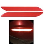 Araç Araba Oto Tampon Reflektörü Kırmızı Yapıştıma Sticker