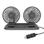 Araç Araba Otomobil Mini 2 Li Vantilatör Fan Pervane Soğutucu 12V Fan10