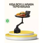 Araç Bardaklık Tepsisi 360° Dönebilen Kol Ayarlı Geniş Yemek Alanlı
