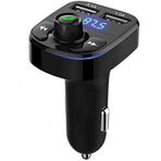 Araç Bluetooth Fm Transmitter Cihazı Araba Mp3 Çalar Oto Çakmaklık Şarj Aleti Müzik Kiti