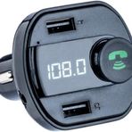 Araç Bluetooth Kit Fm Transmitter Cihazı Araba Çakmaklık Şarj Aleti Mp3 Çalar Müzik Kiti X16