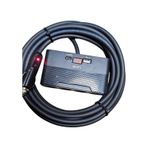 Araç Çakmak Uzatma Kablosu Çakmaklık Çoklayıcı LCD Ekranlı USB, Type-C çıkışlı 12 Volt 10 Amper 120 WAT 2 X1,5mm TTR Bakır 5 Mt-Siyah-YT-OT733