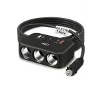 Araç Çakmak Uzatma Kablosu Çakmaklık Çoklayıcı Usb,Type-C Çıkışlı Hızlı Şarj 12-24V/10A/120W 2 X1,5Mm Ttr Bakır 2Mt