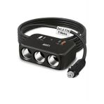 Araç Çakmak Uzatma Kablosu Çakmaklık Çoklayıcı Usb,Type-C Çıkışlı Hızlı Şarj 12-24V/10A/120W 2 X1,5Mm Ttr Bakır 5Mt