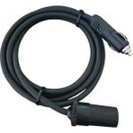 Araç Çakmaklık Uzatma Kablosu 12-24 Volt 16 Amper 2 X1,5Mm Ttr Bakır 2 Mt-Siyah