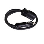 Araç Çakmaklık Uzatma Kablosu 12-24 Volt 16 Amper 2 X1,5mm TTR Bakır 50 cm-Siyah