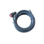 Araç Çakmaklık Uzatma Kablosu 12-24 Volt On/Of Anahtarlı 16 Amper Yüksek Güç Çeken Cihazlara Özel 2 X1,5Mm Ttr Bakır 5 Mt-Siyah