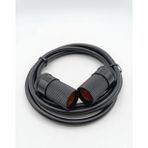 Araç Çakmaklık Uzatma Kablosu Dişi+Dişi 12-24 Volt 16 Amper 2 X1 mm TTR Bakır 5 Mt-Siyah