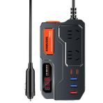Araç Çıkış Adaptörü, Araç Güç Çevirici, Araç İnvertörü 12v24v - 220v, USB Hızlı Şarj Bağlantı Noktaları Araba, Araç Fişi Adaptörü, Dizüstü Bilgisayar için Araç Şarj Cihazı, Akıllı Dijital Ekran
