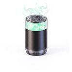 Araç İçi Aroma Difüzörü Hava Nemlendirici Rgb Işıklı Şarjlı Oda ve Araba Kokusu TCF01 Yeşil
