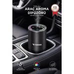 Araç İçi Aroma Difüzörü Hava Nemlendirici Rgb Işıklı Şarjlı Oda Ve Araba Kokusu Tcf04 Ebony Agarwood