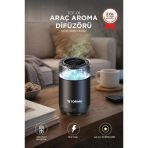 Araç İçi Aroma Difüzörü Hava Nemlendirici Şarjlı Oda Ve Araba Kokusu Tcf01 Northern Cedar