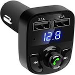 Arac Ici Bluetooth Mp3 Calar & Sarj Aleti X8 (Fm Verici)