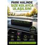 Araç İçi Gizlenebilir Oto Telefon Numaratörü Fosforlu Park Numaralığı Yapışkanlı Oto Numaralık