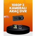 Araç İçi Güvenlik Kamerası | 3 Kanallı, 24 Saat Park Kaydı Destekli FRTKGT25DYMXUCZQ301KAMERA-2