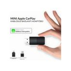 Araç İçi iOS Uyumlu Wireless Mini Carplay Adaptör Çevirici