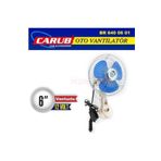 Araç İçi Oto Vantilatör Soğutucu Karavan Otomobil 12 Volt 6 İnç 18 Cm Vantuzlu