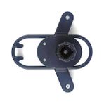 Araç Içi Telefon Tutucu Havalandırma (Menfez) Kanca Montaj Kaymaz 360° Çoğu Akıllı Telefonla Uyumlu Sarsıntı Önleyici 4.5”- 7” Inç - Option-1 - 000-Siyah