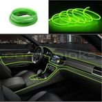 Araç Içi Torpido Ledi Şerit Led Ip Led Neon Yeşil 3 Metre