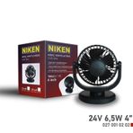 Araç Içi Vantilatör Küçük Tek Başlı 24V 4 Inç Üniversal Niken