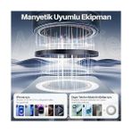 Araç Içi ve Masaüstü 360 Derece Dönebilen Vakum Özellikli Magnetik Telefon Tutucu - standart