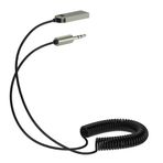 Araç İçin Bluetooth Aux Adaptörü Mikrofonlu Kablosuz Ses Alıcı Kiti Zr553
