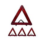 Araç İkaz Uyarı Üçgen Reflektör Seti Katlanabilir 4 Adet
