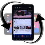 Araç Multimedya Ekran - 2gb Ram - 32GB HDD - 360 Dönen Single Din Universal Android Double Teyp