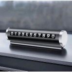 Araç Numaratör - Çevirmeli Dayanıklı Metal Kasa Telefon Numarası Torpido Üstü Araba Telefon Numaralık Oto Aksesuar - -- - 000-Siyah