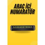 Araç Park Numaratörü Tüm Araçlara Uyumlu Araba Numaralık - Ahşap
