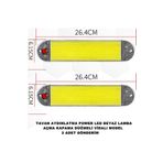 Arac Tavan Aydinlatma Power Led Beyaz Led Lamba Acma Kapama Dugme Vidali Model 2 Adet -